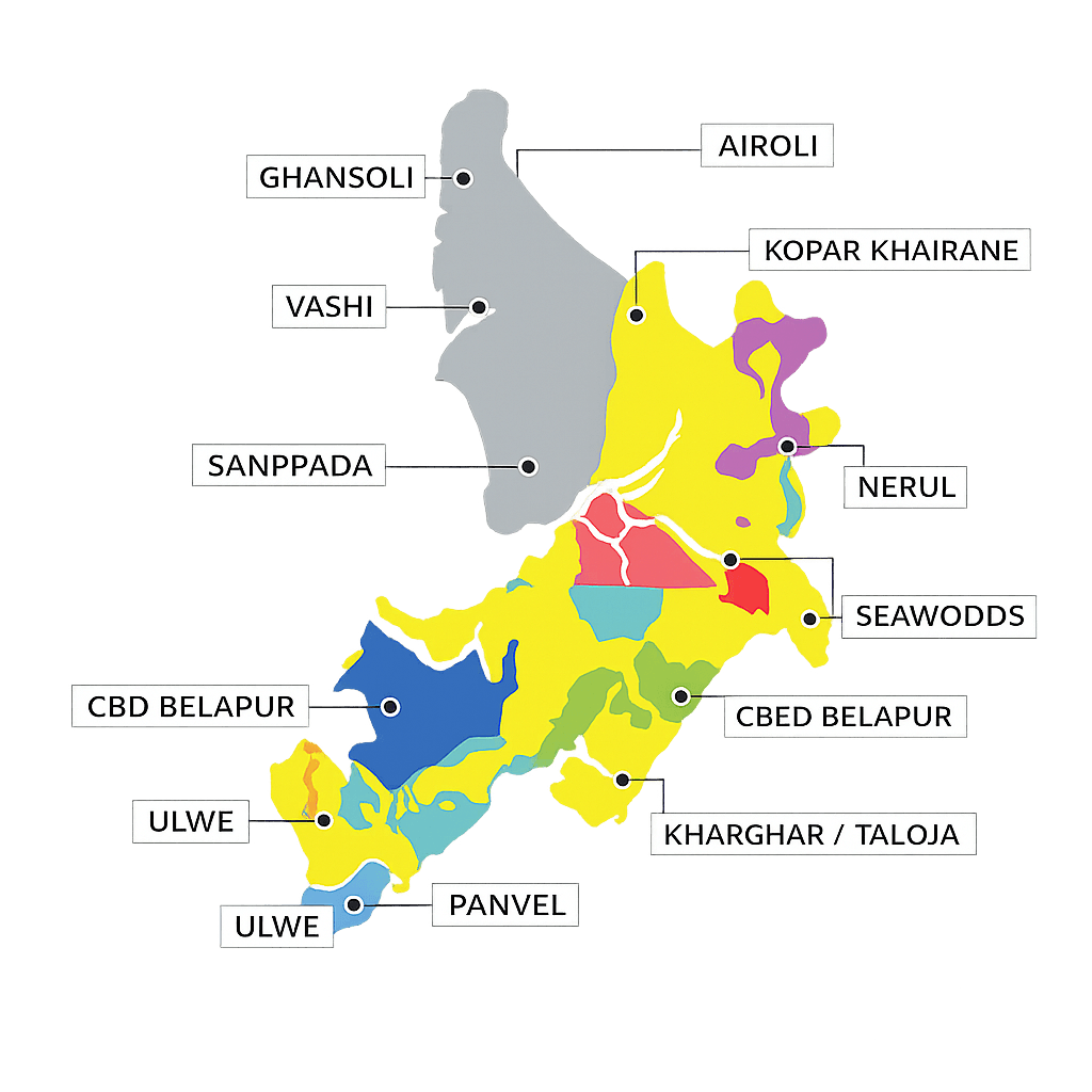Areas we serve across Navi Mumbai